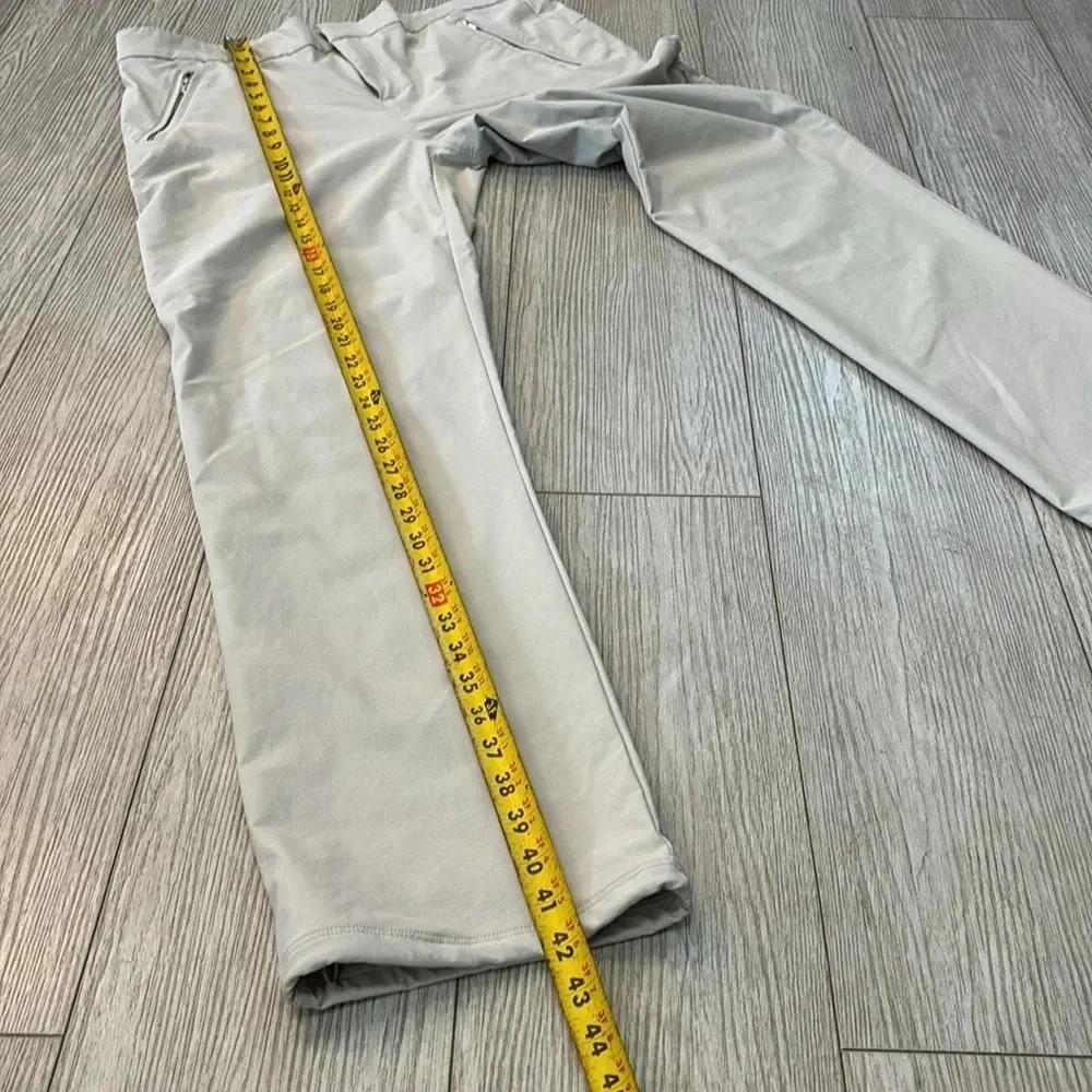 Athleta Wander Straight Pants in Birch Gray size 16
